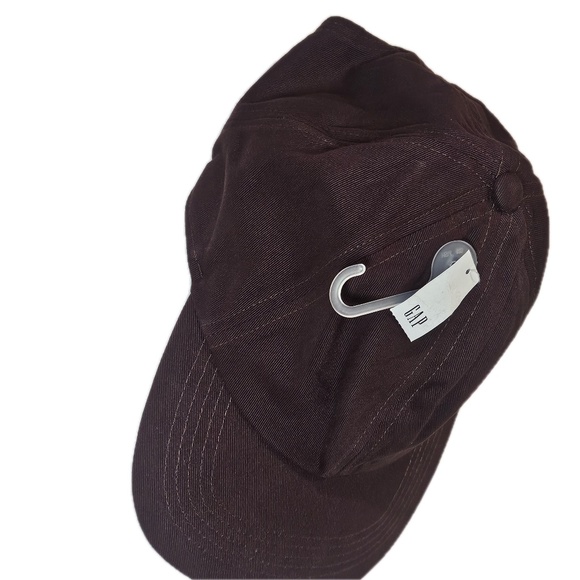 GAP Hat Cap Strap Back One Size Brown Cotton Twill Casual Adjustable Mens New - Picture 3 of 8